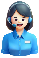 Client Service Lady 3d